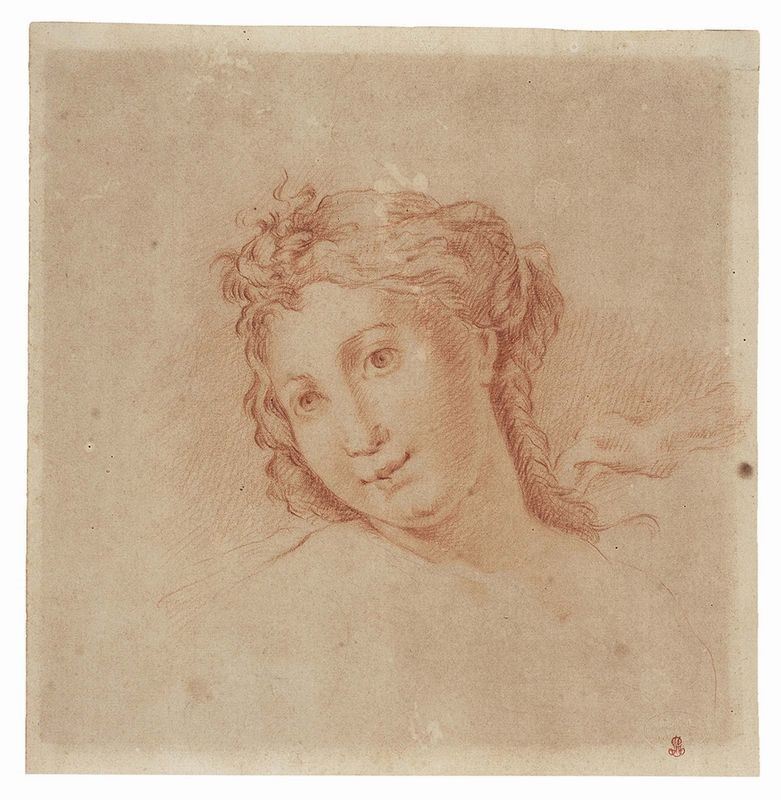 Anonimo Lombardo Inizi XIX Secolo - Testa di Donna
