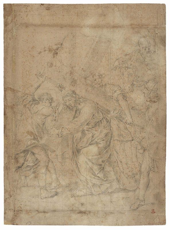 Ercole Graziani (attr. A) - La Salita di Cristo al Calvario