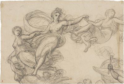 «studio di Figure Femminili», Recto, e «studi per Anatomia di un Cavallo», Verso