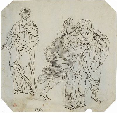 Anchise, Enea e la Moglie Creusa