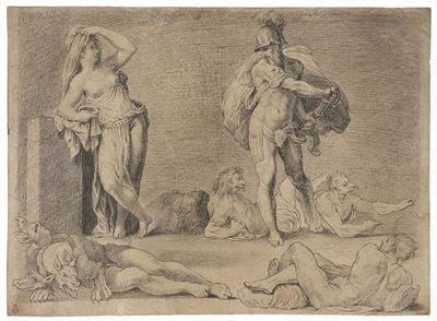 La Maga Circe Trasforma gli Uomini di Ulisse