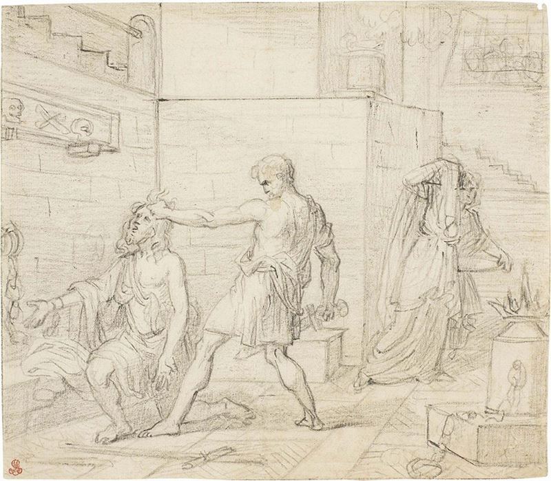 Jean Baptiste Wicar - La Decollazione del Battista