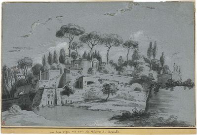 Veduta di una Vigna di Fronte alle Terme di Caracalla