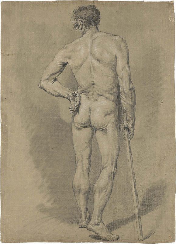 Felix Joseph Barrias - Nudo D'accademia