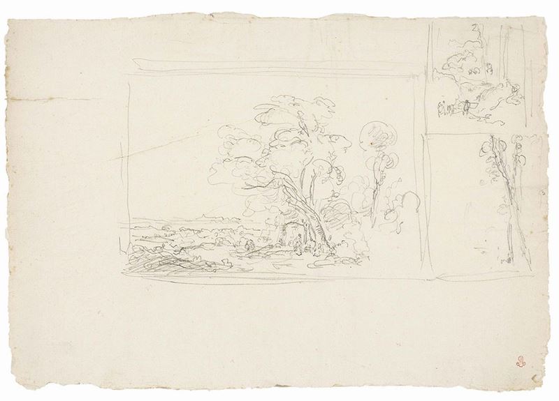 Anton Sminck Van Pitloo - Studio di Paesaggio