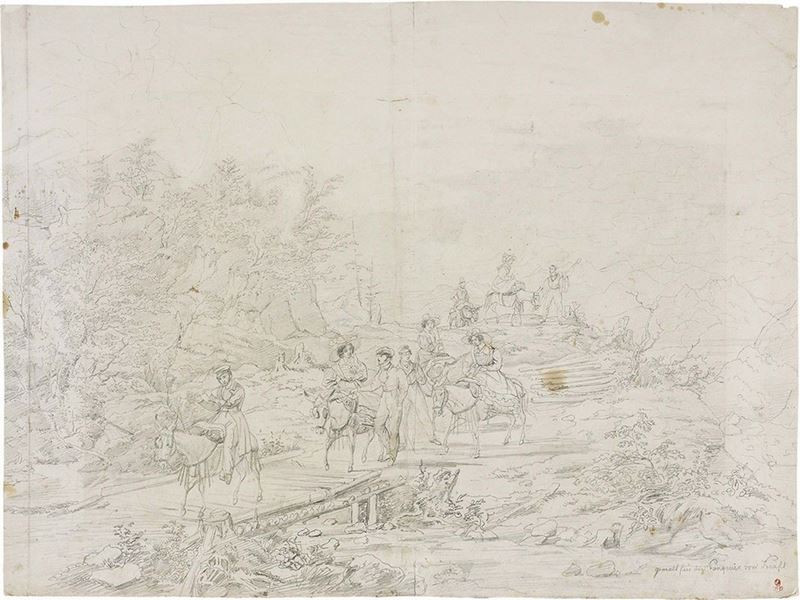 Panquier Von Kraft (attr. A) - Viaggio in Italia