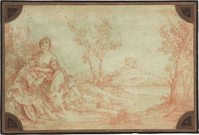 Bottega del Guercino - Rinaldo e Armida