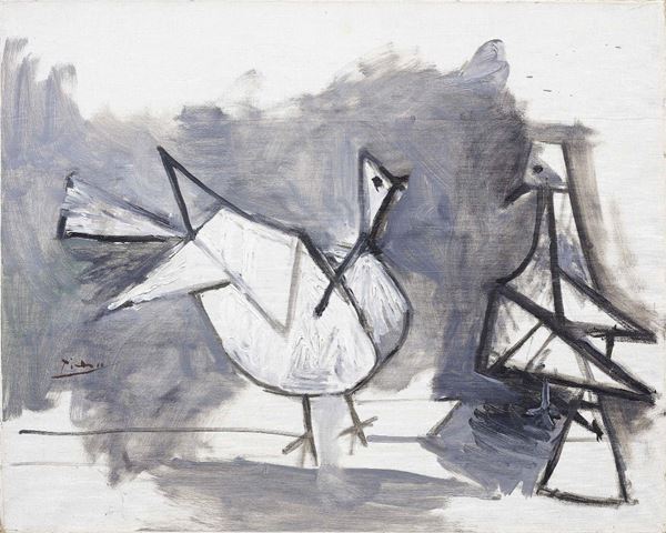 Pablo Picasso - Deux pigeons