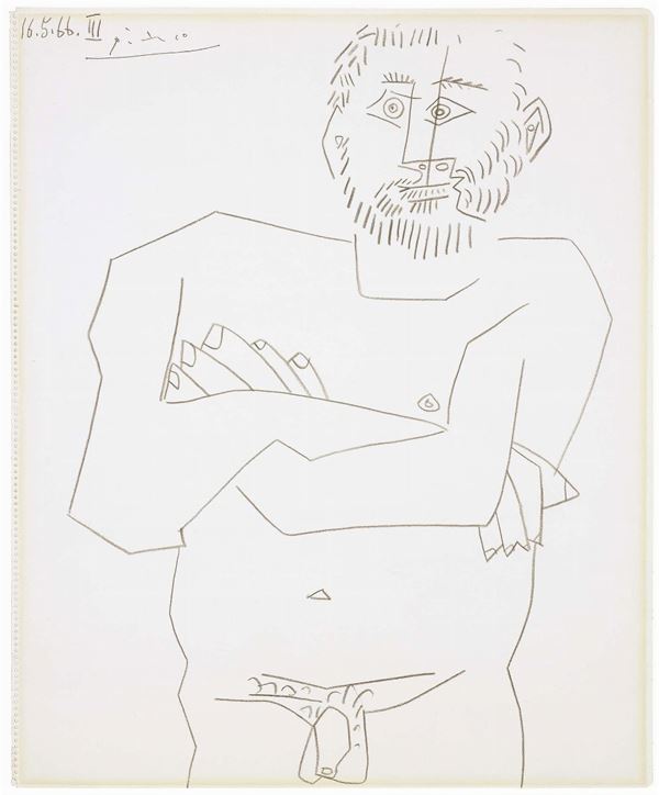 Pablo Picasso - Homme nu debout
