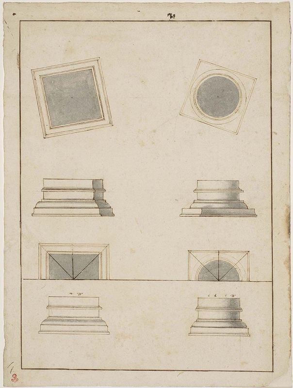 Giuseppe Valadier - Prospetti e Piante di Capitelli