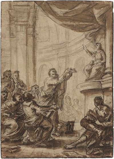 Gesù Predica nel Tempio