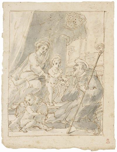 Vergine Col Bambino e Sant'agostino
