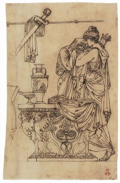 Matrona Romana Consola un'ancella