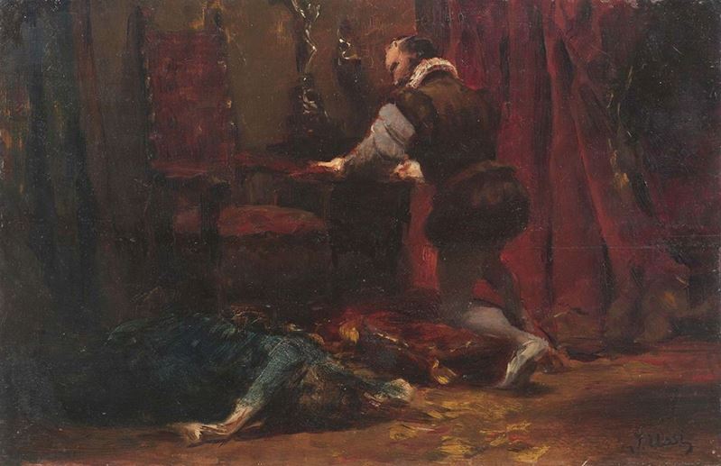 Stefano Ussi - Scena Storica