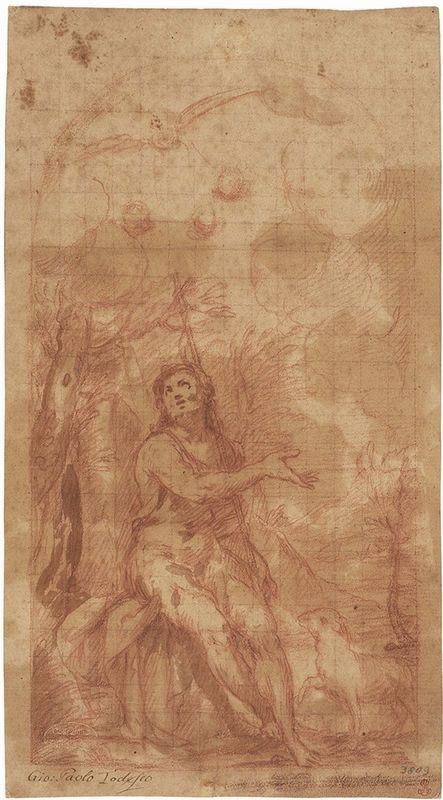 Johan Paul Schor, Detto Giovan Paolo Todesco - San Giovanni Battista (progetto per Pala D'altare)