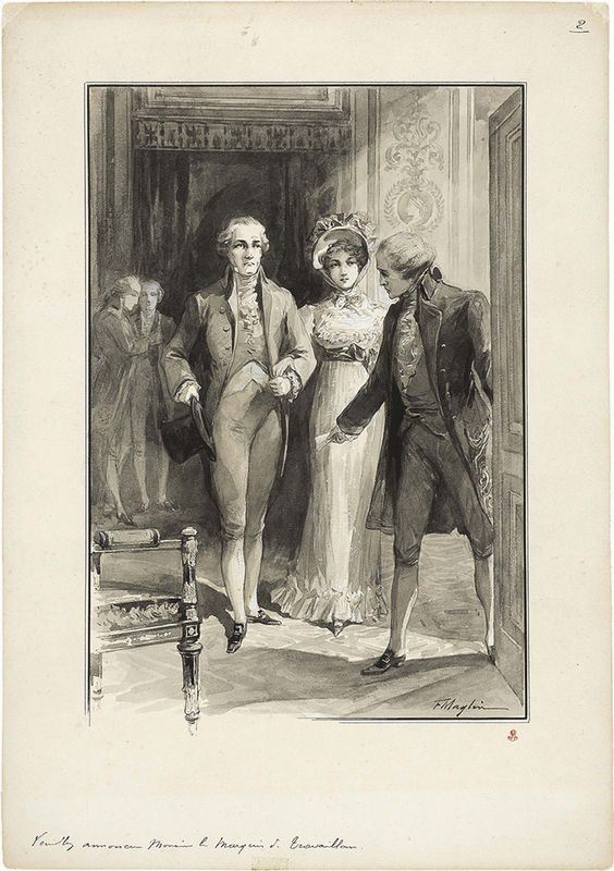 Maglin Firmin - Venisburg Annuncia Monsieur Et Madame la Marquise De Travaillon