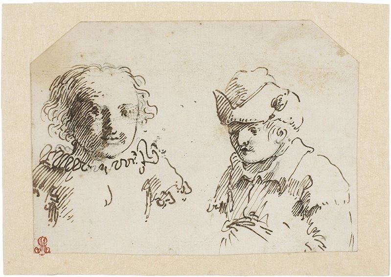 Pietro Antonio Novelli - Studio per Due Personaggi
