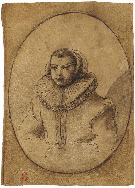 Anonimo Veneto del XVIII - XIX Secolo - Ritratto Femminile