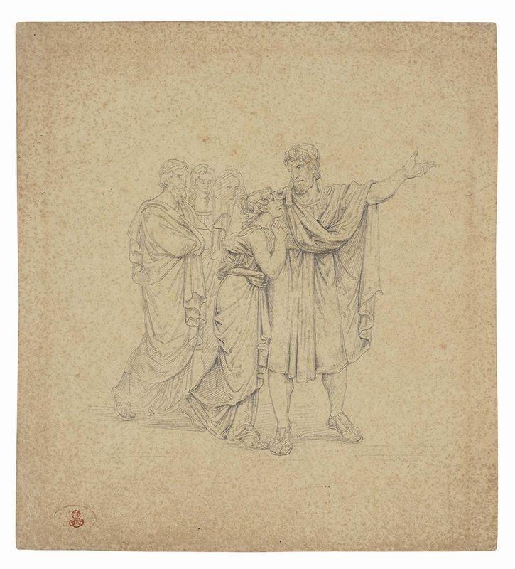 Giovan Battista Visconti (ambito Di) - Agamennone Rilascia Briseide