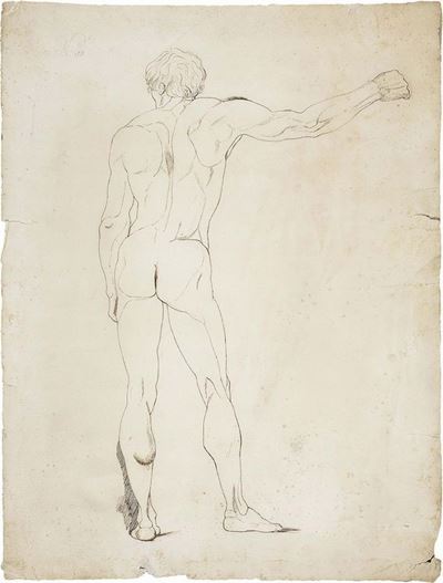 Studio Accademico di Nudo Visto da Dietro