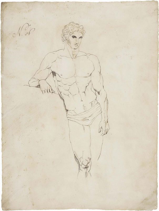 Luigi Sabatelli - Studio Accademico di Nudo