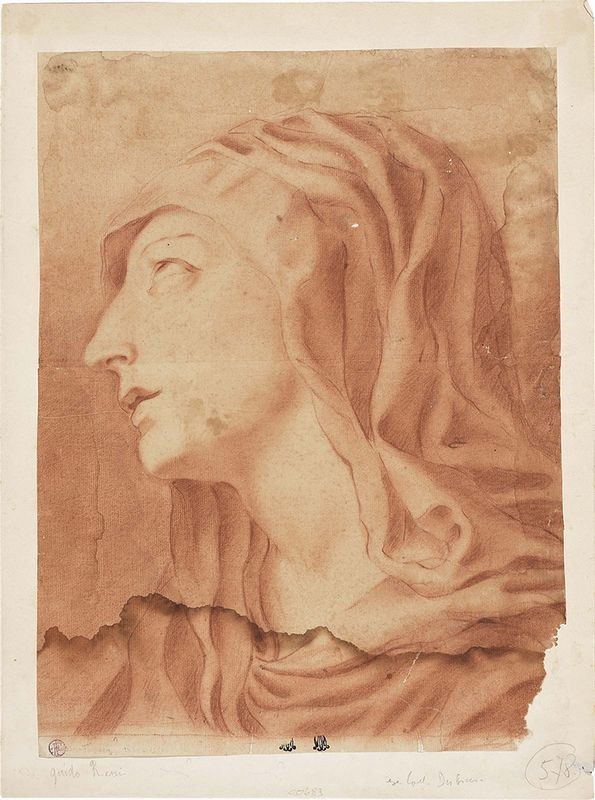 Anonimo del XIX Secolo - Volto della Madonna