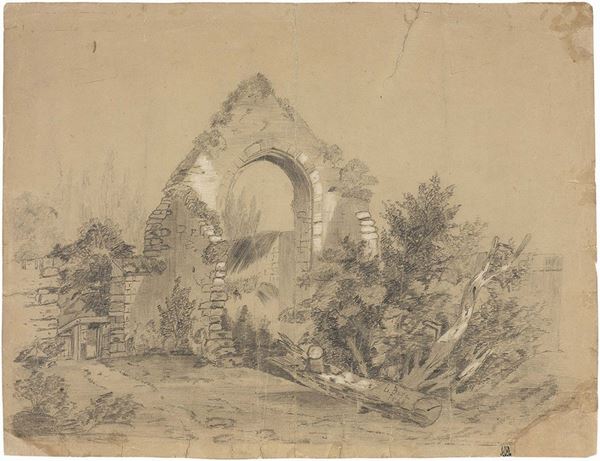 Anonimo del XIX secolo - Rovine