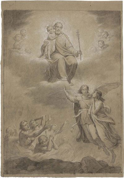San Giuseppe, Angeli e Anime Purganti