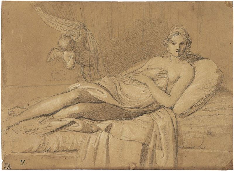 Anonimo Lombardo (cerchia di Andrea Appiani) - Venere Sdraiata