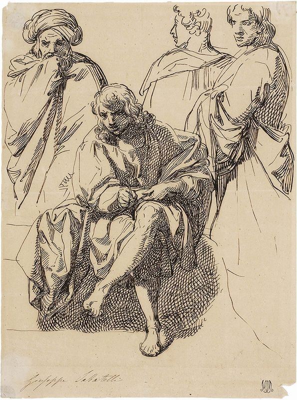Giuseppe Sabatelli - Studio di Figure