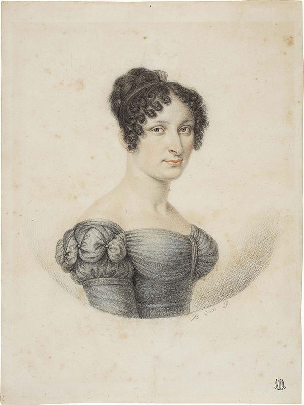 G.b. Cretto - Ritratto di Ignazia Forte
