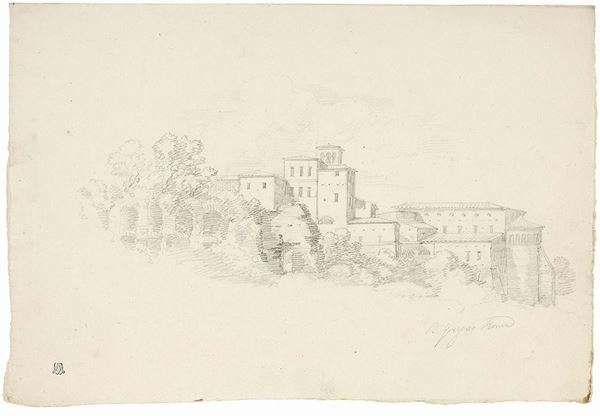 Anonimo romano del XIX secolo - Veduta di Roma