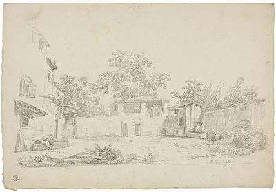Raffigurazione di un Cortile Antico