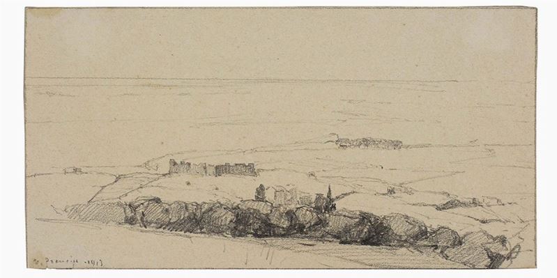 Umberto Prencipe - Veduta della Campagna Romana