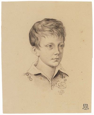 « Ritratto di Ferdinando II Borbone Fanciullo» e «ritratto di Leopoldo Borbone»