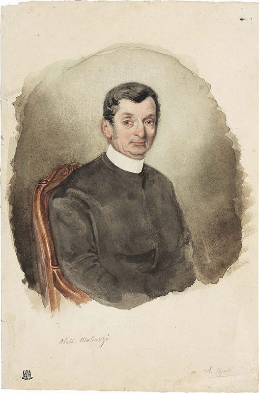 Scuola Italiana del XIX Secolo - Ritratto Dell'abate Malvezzi