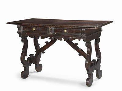 Tavolo-scrittoio in Legno di Noce