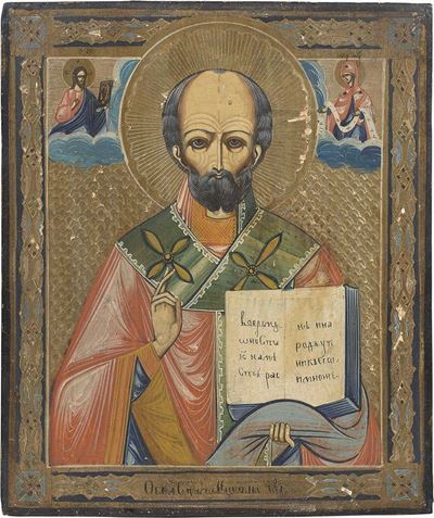 San Nicola, il Redentore e la Vergine