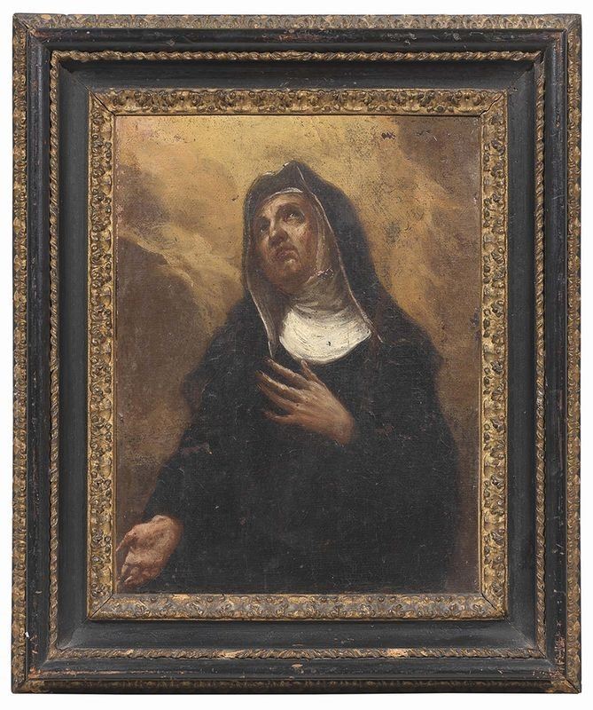 Scuola Veneta del XVIII Secolo - Santa Monaca
