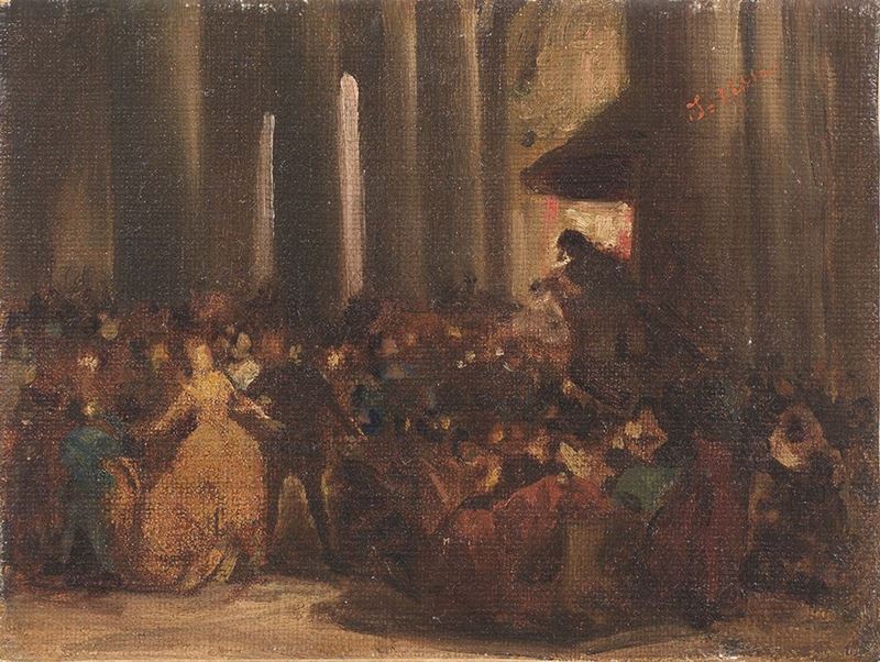 Stefano Ussi - Omelia in Duomo