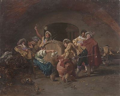 «interno di Locanda» e «partita a Dadi»