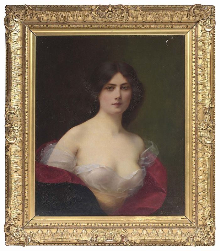 Henri Rondel - Ritratto di Giovane Donna