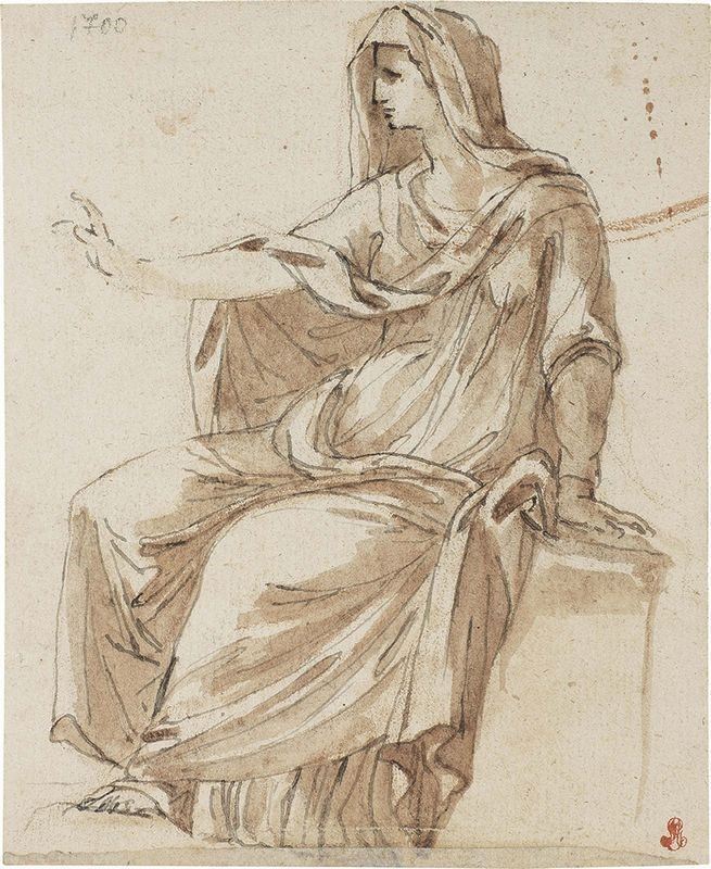 Annibale Carracci (cerchia Di) - Matrona Romana
