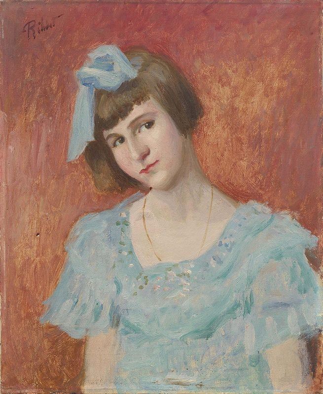 Fernand Riblet - Ritratto di Ragazza