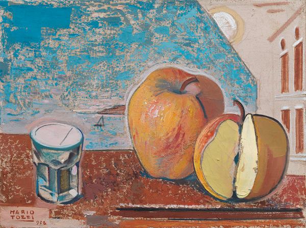 Mario Tozzi - Composizione con mele