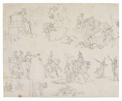 Schizzi di Illustrazioni Napoleoniche