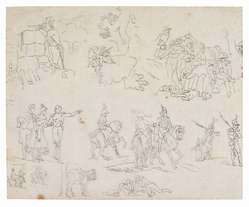 G. Pirroni - Schizzi di Illustrazioni Napoleoniche