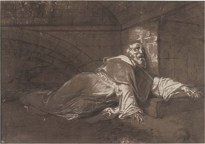 Ecclesiastico in un Eremo