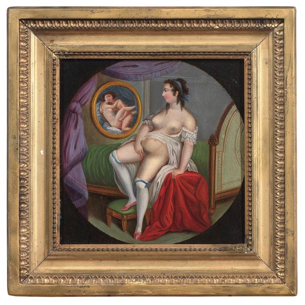 Ignoto del XIX secolo - Scena erotica