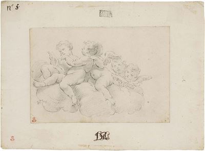Cinque Putti Seduti su un Nembo